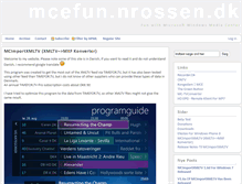 Tablet Screenshot of mcefun.nrossen.dk